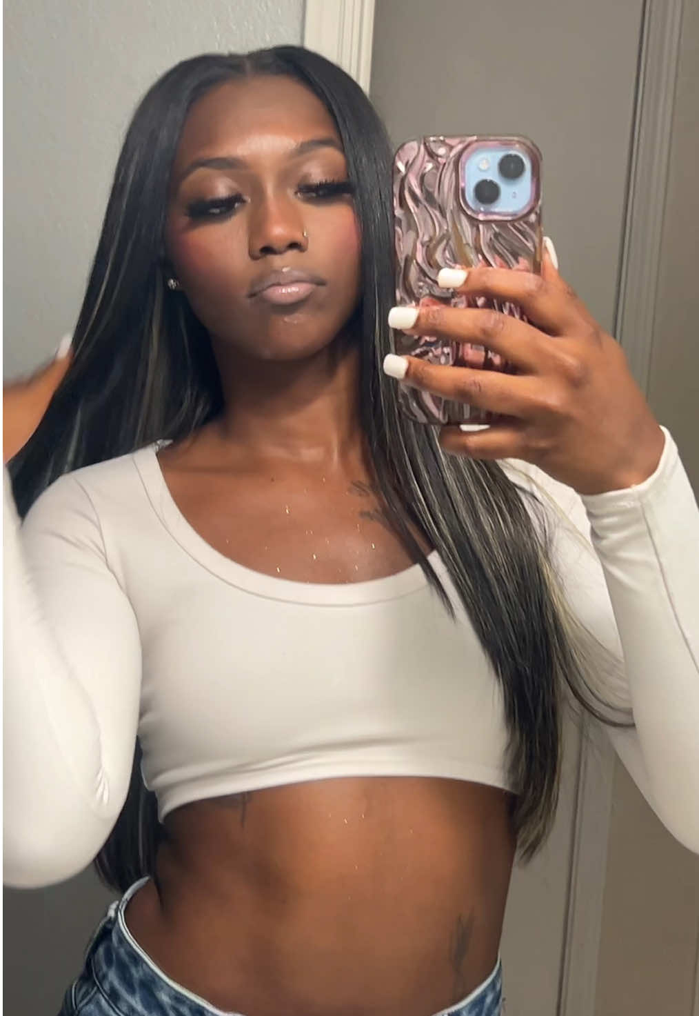 A post by @azthedoll on TikTok caption: 😍😍😍😍 #foryou #fypシ #azthedon #viral #4u #trending #blacktiktok #blackgirlmagic 