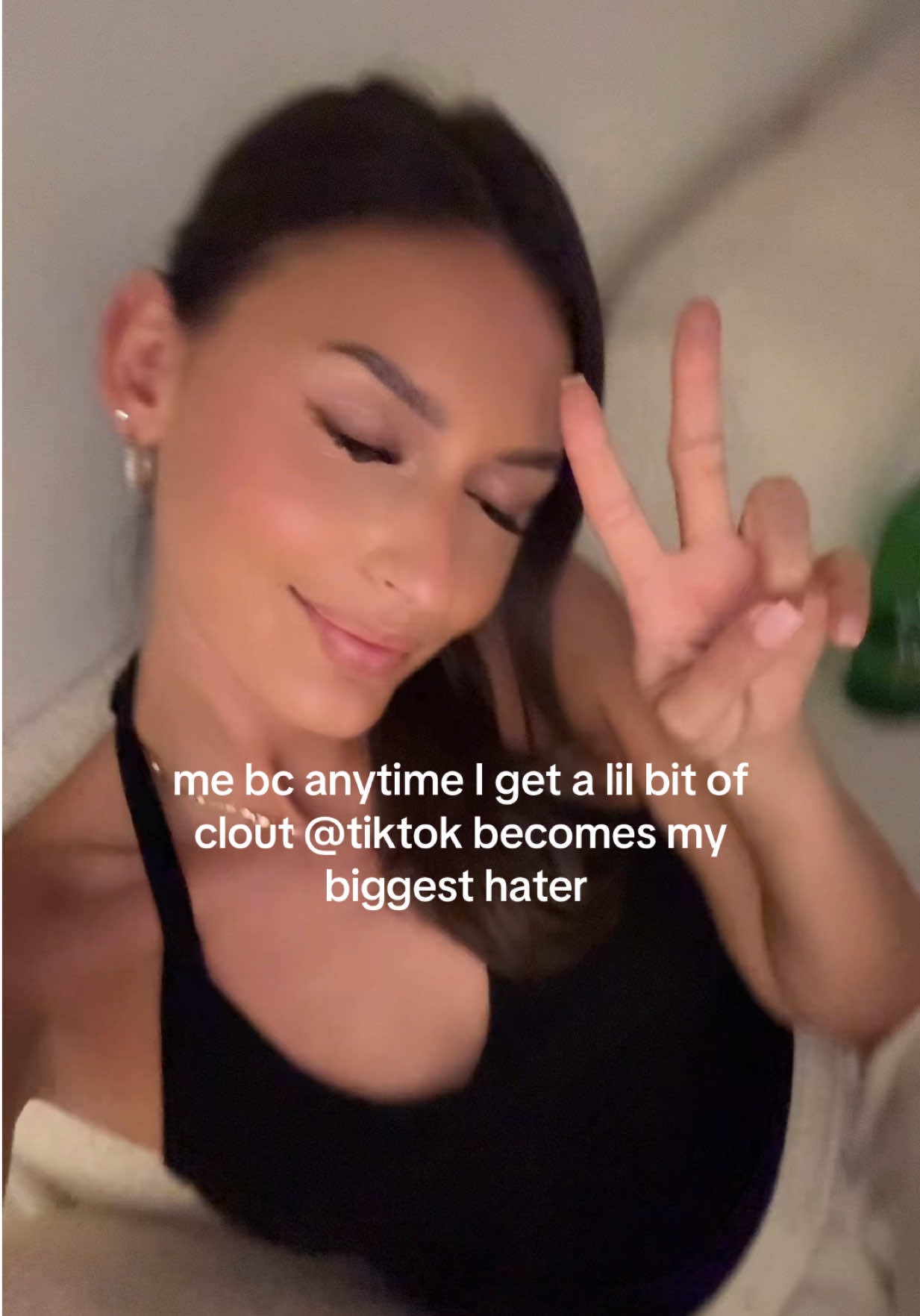 A post by @ on TikTok caption: stop frontin @tiktok😏😏😏😏