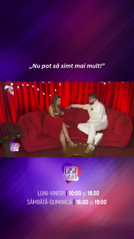 A post by @casaiubirii.kanaldro on TikTok caption: Răzvan o cheamă pe Otilia în Camera Roșie să clarifice situația cu ea. El spune că are o mulțime de întrebări și a observat că Otilia se contrazice în ceea ce zice. Ea recunoaște că s-a contrazis, însă spune că toata situația a făcut-o să înțeleagă că nu simte mai mult. 🤯 #showbiz #casaiubirii #kanaldromania