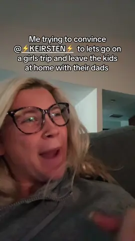 A post by @christenrenesavage on TikTok caption: Hahahah we can’t leave our babies 😭