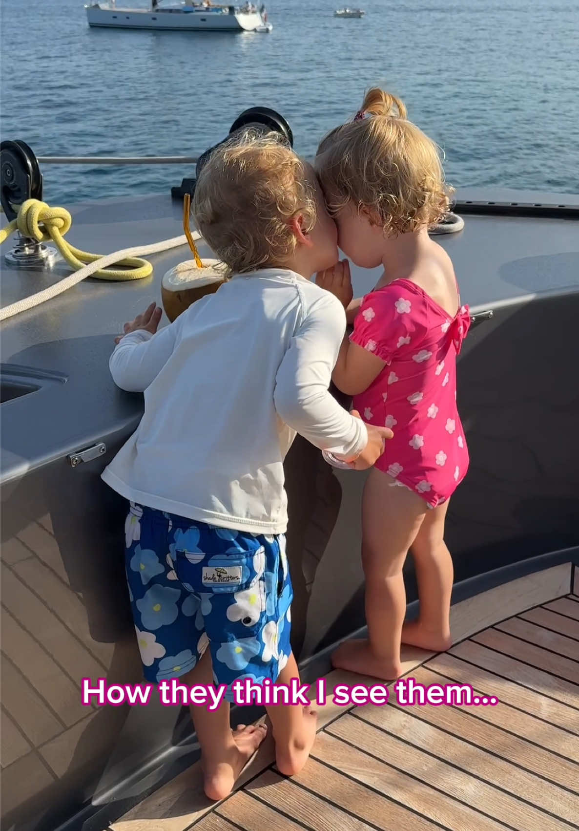 A post by @parishilton on TikTok caption: Phoenix and London are growing up so fast 🥹 A good reminder to cherish every moment 🥰 #SlivingMom 