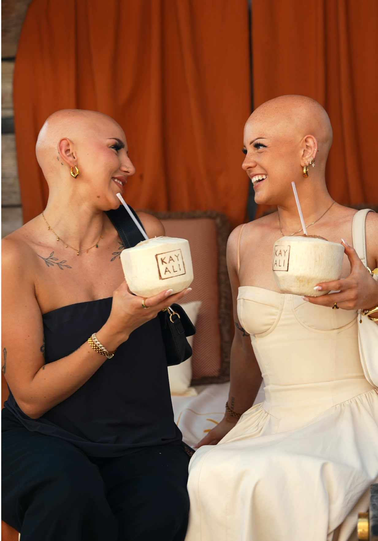 A post by @ on TikTok caption: I love that my boyfriend is my videographer 🤪🫶🏻 also @Kayali I literally could bath in these scents… CAN YOU MAKE THEM INTI BODY WASH HAHA… no for real though  @Alexyoumazzo  #alopecia #perfume #Summer 