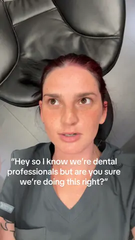 A post by @itzhxnnxh2 on TikTok caption: She said she knows what she’s doing🤷🏻‍♀️#dentalassistant #dentistry #dental #dentalhygienist 