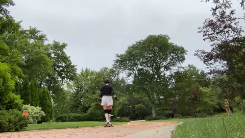A post by @xo_pennypink on TikTok caption: day 3 of almost wiping out #skate #Skateboarding #noob 