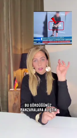 A post by @tuelay006 on TikTok caption: Berlin’de artan şiddet olaylarına karşı alınan bıçak ve silah yasağı, aslında derinlemesine çözüm üretmek yerine kolaycı ve kısa vadeli bir yasakla yetinildiğini gösteriyor; toplumsal sorunların kökenine inip gerekli yasal düzenlemeler yapmak yerine, öne sürülen bu yasaklar güvenlik algısı yaratsa da, kalıcı ve gerçekçi bir çözüm sunmuyor. #haber #haberler #gündem #güncel #almanya #berlin #almanyadakitürkler #yasaklar #mülteciler #istatistik #araştırma
