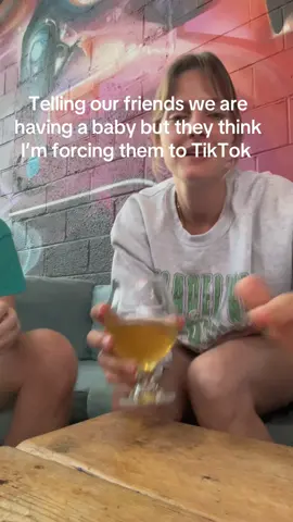 A post by @reprah_hannah on TikTok caption: Nonalcoholic beer for those thinking it #pregnant #friends #suprise #19weeks 