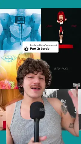 A post by @nicky.reardon on TikTok caption: Replying to @Nicky what was your favorite song off of Lorde’s new album?? #lorde #musicreview #albumreview #musicindustry 