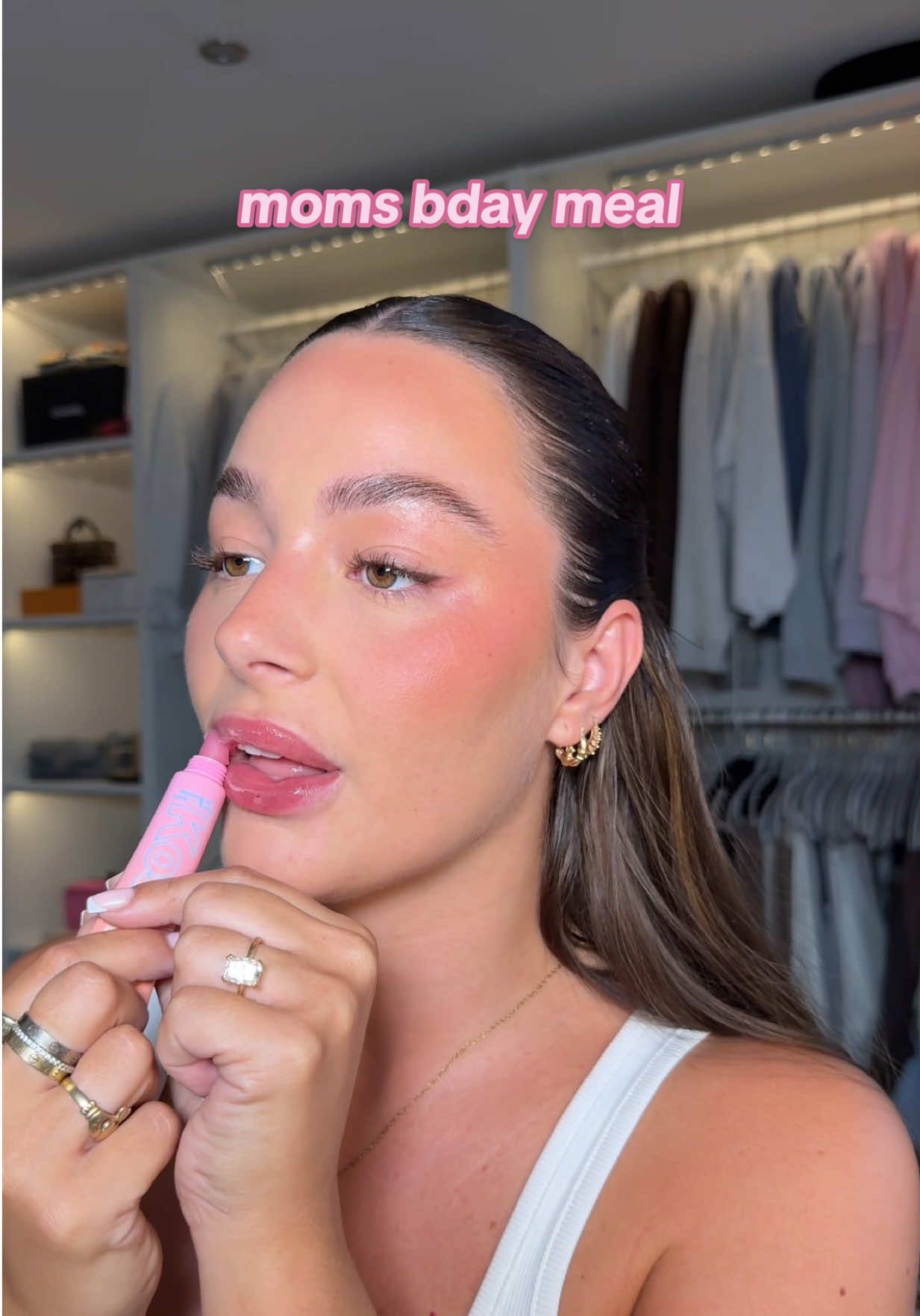 A post by @channonmooney on TikTok caption: i fear this time you can tell my makeup is rushed 🫠 oopsie 