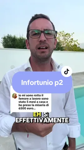 A post by @pratichiamolegge on TikTok caption: Risposta a @Marione #infortuniosullavoro #dirittodellavoro #infortunio #immigration #permessodisoggiorno 