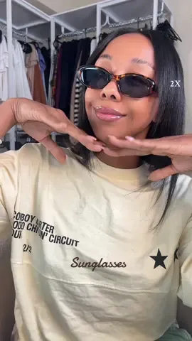 A post by @teamdela on TikTok caption: Replying to @k nordi sunnies #sunglasses #sunnies #tryon 