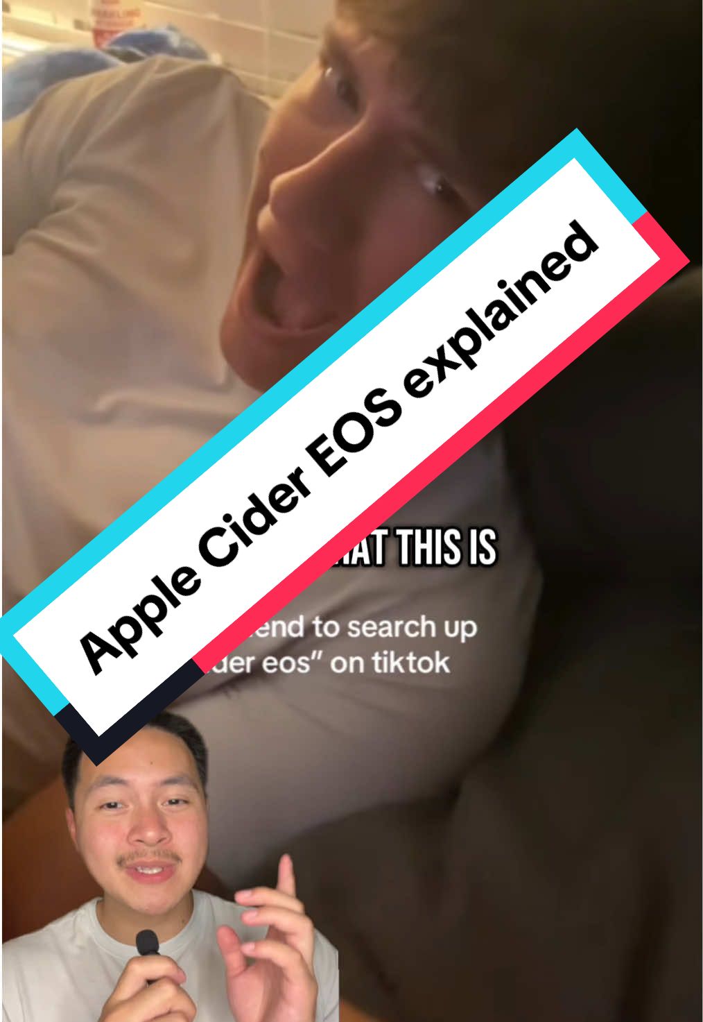 A post by @pierochi on TikTok caption: Apple cider eos 