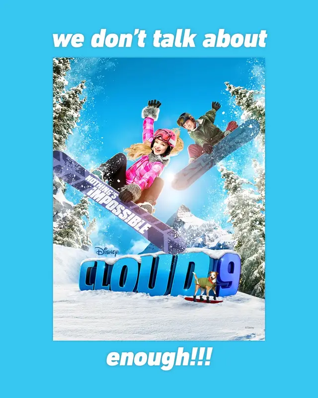 A post by @disneychannel on TikTok caption: So let’s talk about em!!!!!!!!! 🎥 Cow Belles, Get a Clue, Stuck in the Suburbs, Cloud 9, Rip Girls, Now You See It, Minute Men