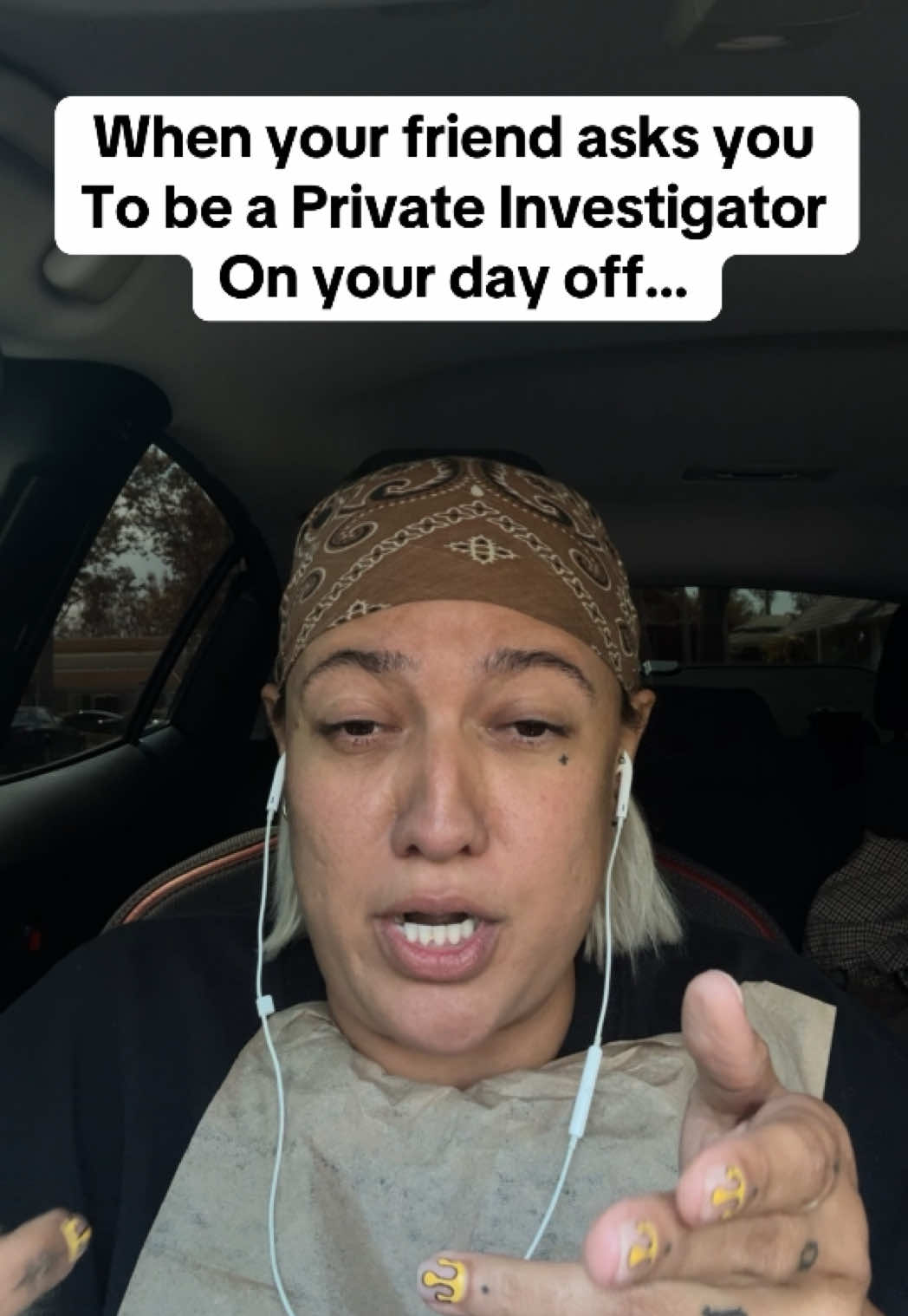 A post by @yourfavinvestigator on TikTok caption: Don’t bug me on my day off… #surveillance #fyp #cheaters #Foodie #funny 