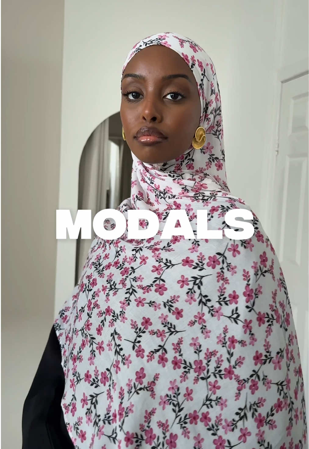 A post by @hawaa_clothing on TikTok caption: Delicate patterns and breathable comfort, our new printed modal hijabs have arrived 🌸🌷🌺 Which ones are you adding to your basket 🛒 #hawaa #hawaagirlies #modestclothing 