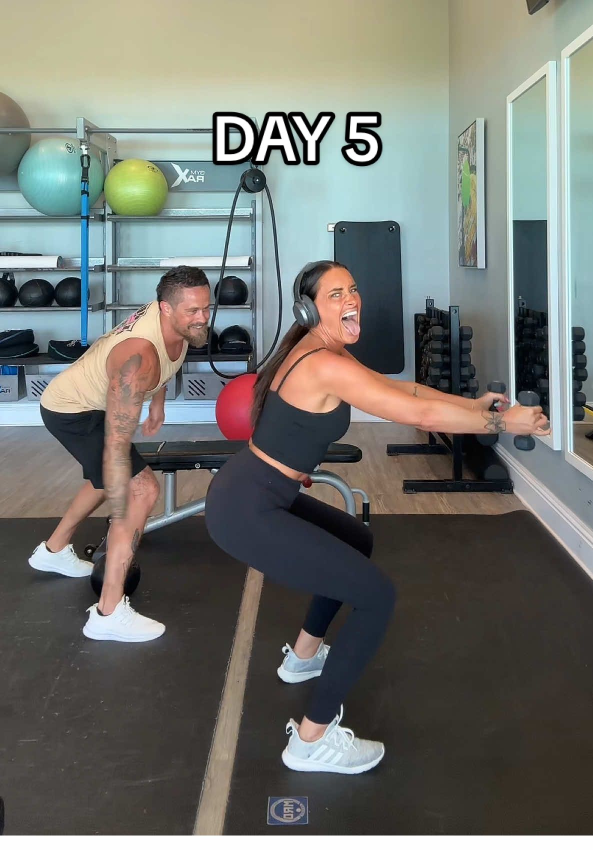 A post by @brittanyjade___ on TikTok caption: Honestly this has made working out fun for me again 🥰 Thank you to @morgan lemon & her mama for all the inspo 🍑🔥 #squatchallenge 