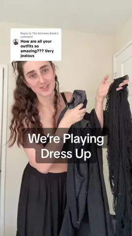 A post by @onyxwhy on TikTok caption: Replying to @The Alchemy Book #OOTD #fashion #dressup #fashioninspo #outfitinspo #altfashion 