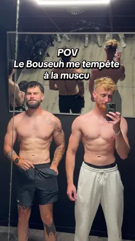 A post by @hugocolasse59 on TikTok caption: Pov : @LeBouseuh me tempête à la muscu
