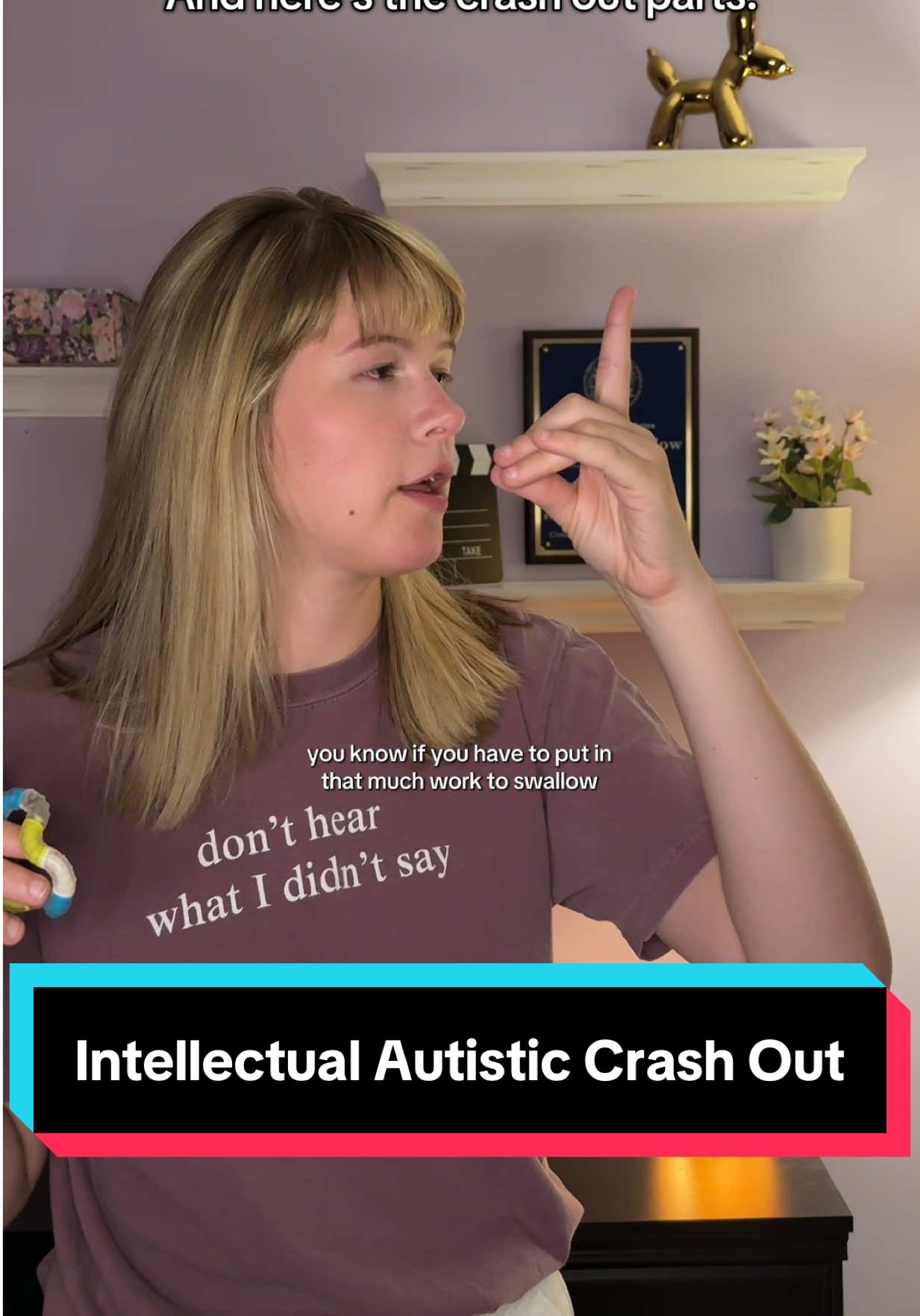 A post by @kaelynn_vp on TikTok caption: Don’t worry about reflecting on this, I’ll here again tomorrow 🫠 #autism #autistic #neurodivergent #gifted #autismacceptance #adhd #autismawareness #influencer 