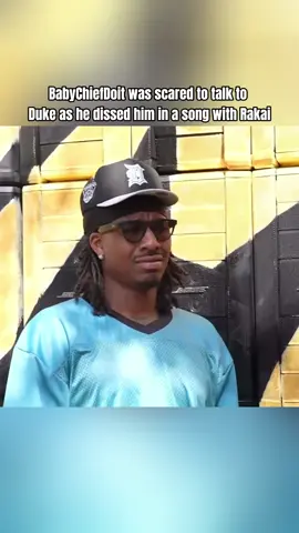 A post by @realadinfinesserplug on TikTok caption: Nah babychief was really scared of duke 😭 #dukedennis #babychiefdoit #fyp 