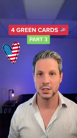 A post by @immigrationtv on TikTok caption: 🇺🇸 4 Green Cards - Part 3 #greencard #immigrationlawyer #immigration #immigrant #usa