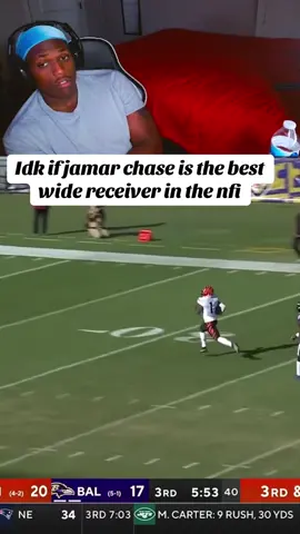 A post by @mrcharlesjr1 on TikTok caption: Twitch:mrcharlesjr #mrcharlesjr1 #mrcharlesjr #streamerclips #fyp #foryoupage #yapper #jamarrchase #nfl #football #bengalsfootball #widereciever 