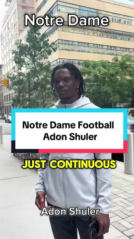 A post by @hikhann_ on TikTok caption: What do you do for a living? @Notre Dame Football #foryou #fyp #viral #trending #tiktok 