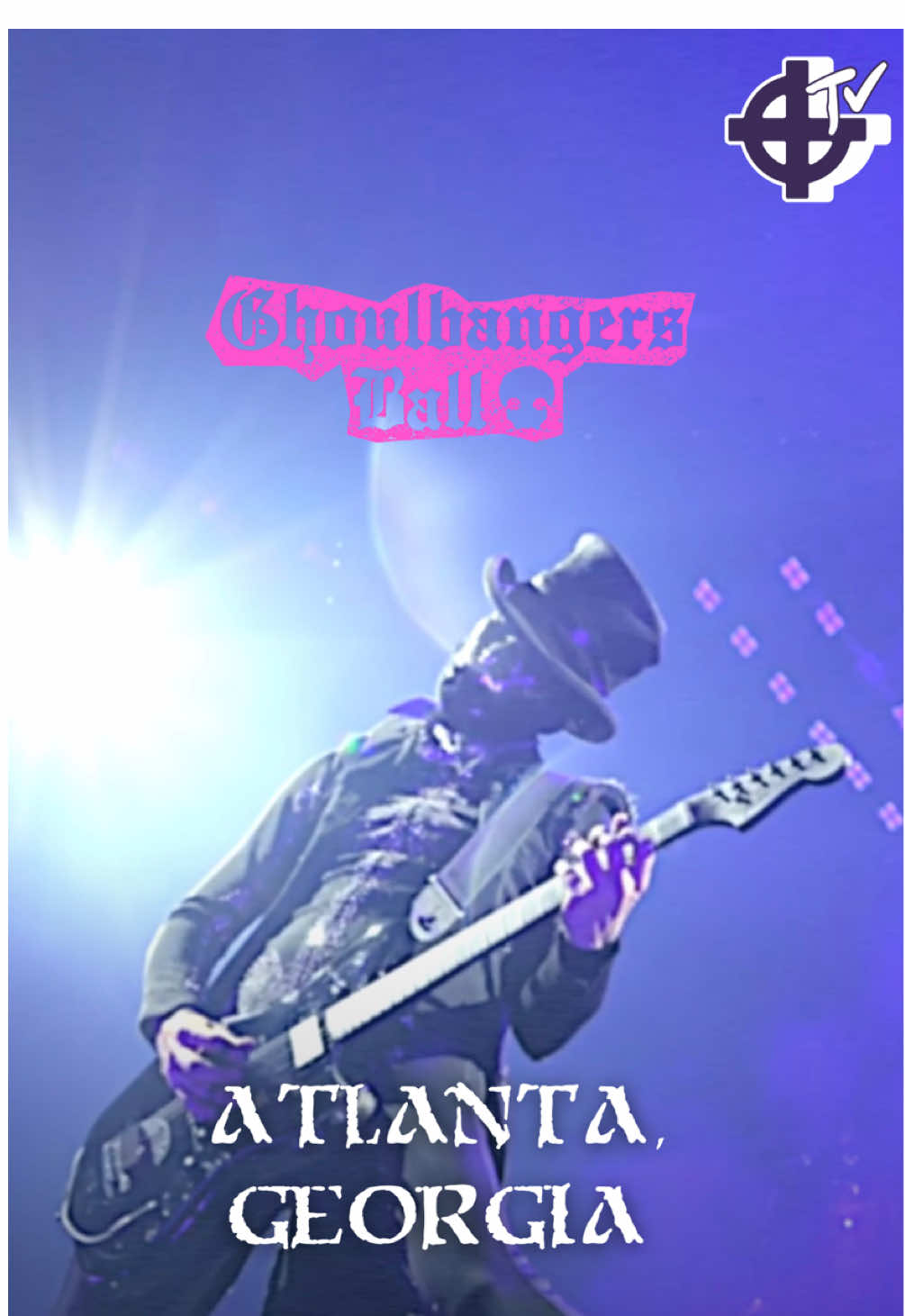 A post by @thebandghost on TikTok caption: Ghoulbangers Ball: Atlanta, Georgia #Ghost #Skeleta #Skeletour 