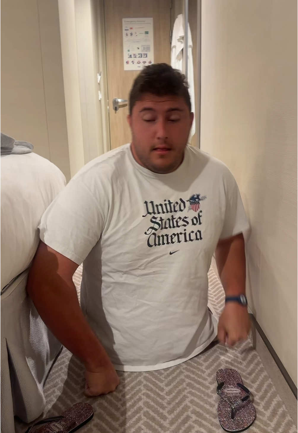 A post by @menecisandbrody on TikTok caption: Why does he keep blessing himself 😂😂 @Brody’s Rips #fyp 