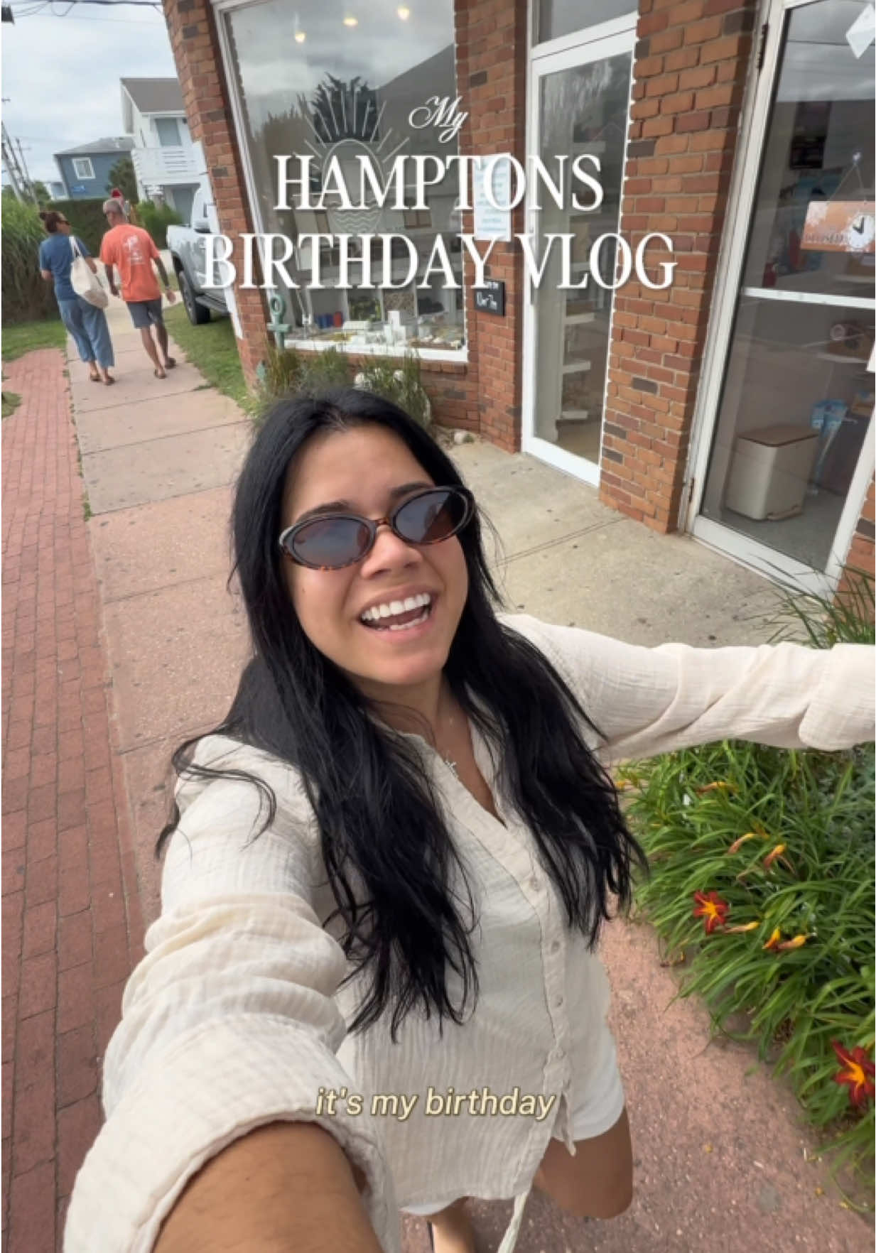 A post by @niessaxoxo_ on TikTok caption: I had the most incredible birthday in Montauk, the perfect destination for celebrating! Our day began with a delicious strawberry matcha at Hamptons Coffee, followed by some relaxing tanning at Daunt’s Albatross. We rode bikes around town, stopped for ice cream at Ralph’s, and took full advantage of everything our hotel had to offer. We ended the day with a delightful dinner at Duryea's, making it a truly memorable birthday. I’m so grateful to my husband for ensuring I had the perfect day. I know this vlog is a bit lengthy, but I hope you enjoyed it! Here’s to 28! 🤍 Vlog filmed on July 14th ✨ #birthday #birthdayvlog #diml #hamptons #montauk #montaukny #thehamptons #birthdayweekend @emilionavarro_ 
