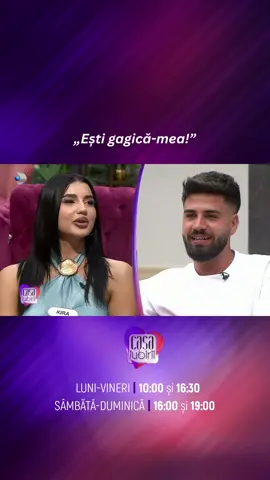 A post by @casaiubirii.kanaldro on TikTok caption: Kira și Moldo continuă pașii spre dragoste. 🥰 Și-ar dori Kira să formeze un cuplu cu Moldo? #casaiubirii #kanaldromania #showbiz
