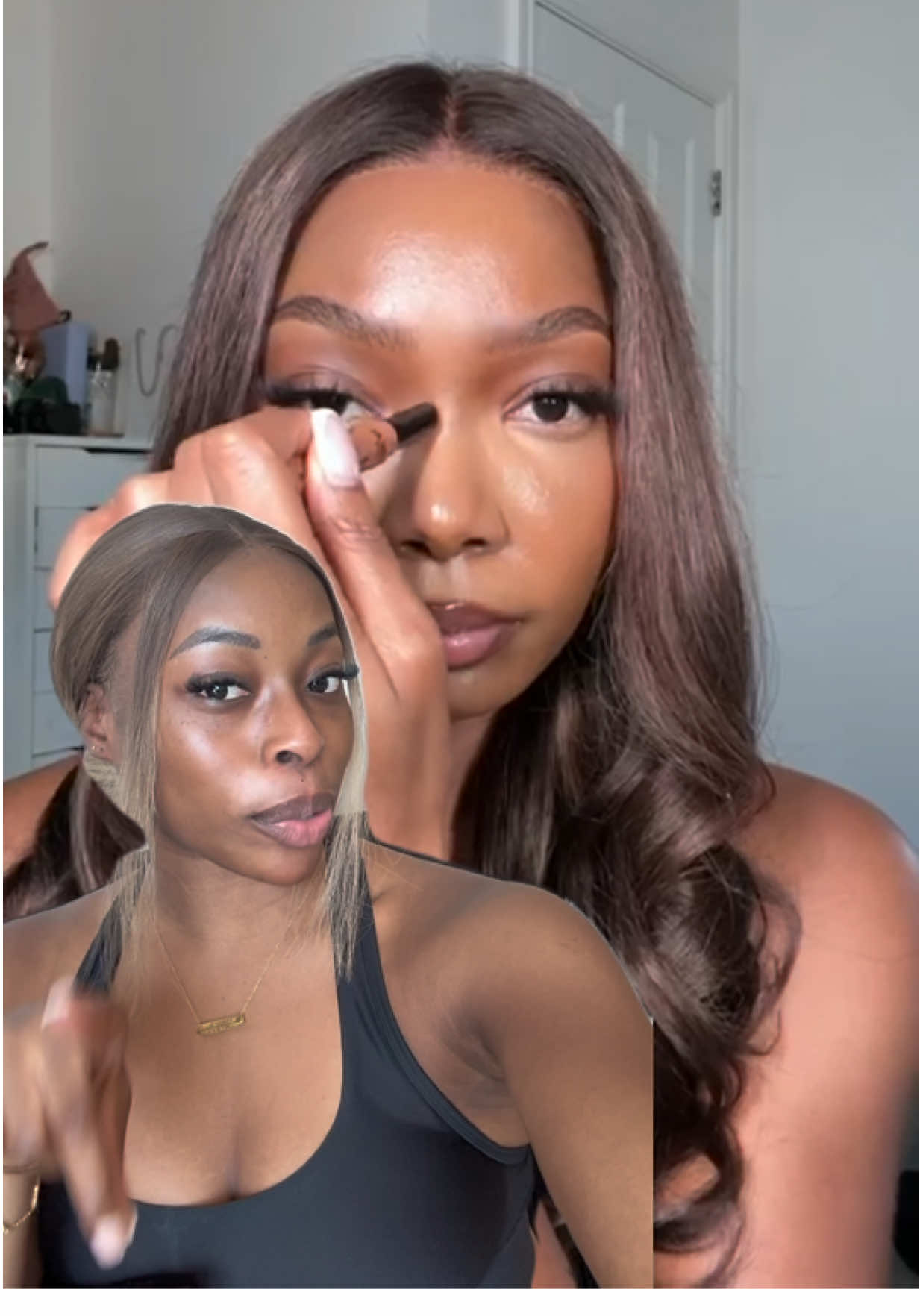 A post by @catherineagbaje on TikTok caption: AD Because who needs a full kit? GRWM with just 3 of my faves using @L'Oréal Paris UK  💄 #makeup