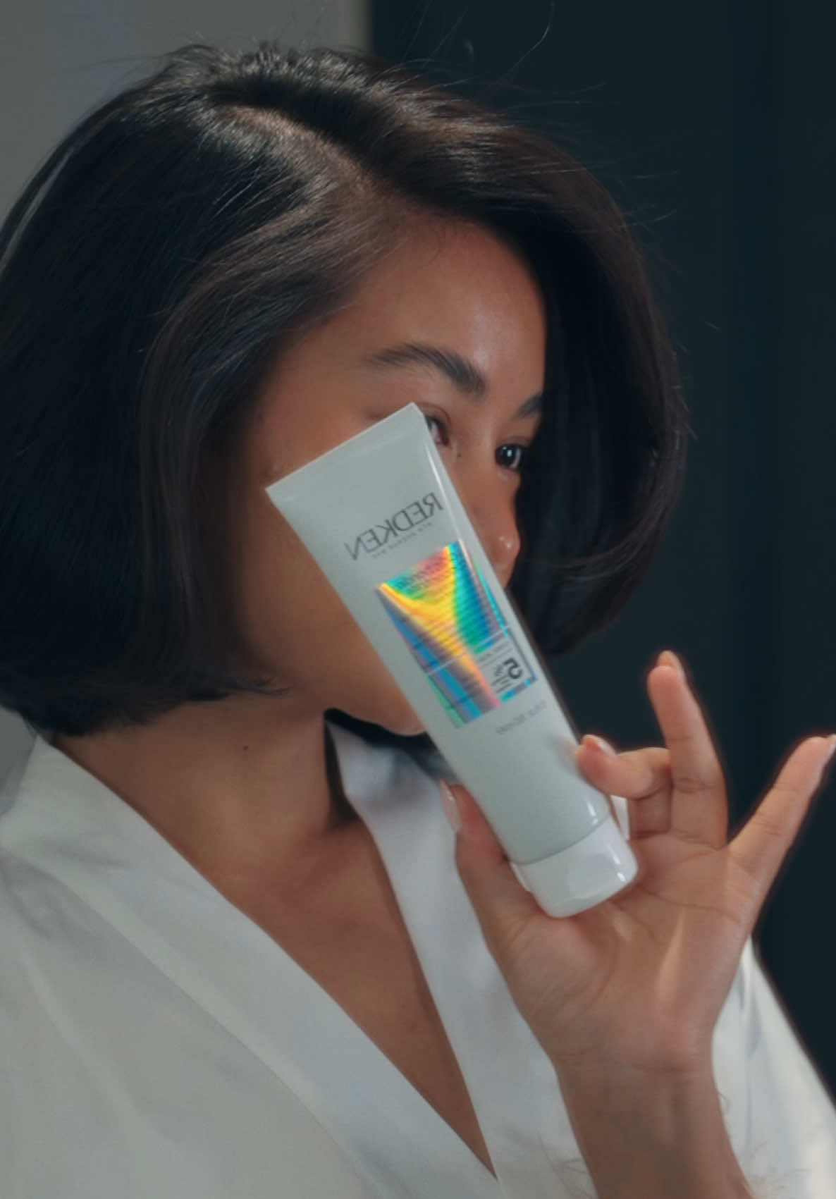 A post by @ on TikTok caption: Just one product. That’s all it takes for my hair to feel this good @LOOKFANTASTIC @RedkenUKI #HairTransformation#HairTransformationen 