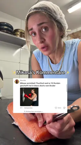 A post by @mikasamamito on TikTok caption: #viral #mikasa #sushi #lachs 
