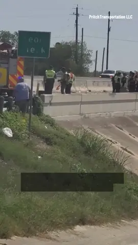 A post by @mysanantonio on TikTok caption: San Antonio police confirm at least four people have died in the deadly I-35 crash on San Antonio's Southwest Side. According to a SAPD spokesperson, two people died at the scene and two others died after being transferred to University Hospital.