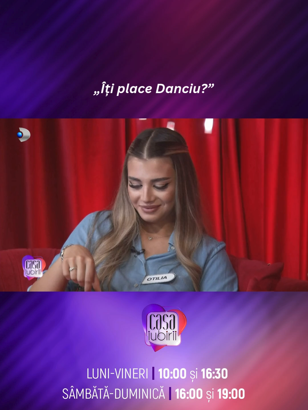 A post by @casaiubirii.kanaldro on TikTok caption: Otilia și Răzvan și-au încheiat socotelile, dar lasă loc de o relație de colegialitate: „A fost ceva. Nu a mers. E ok!” Chiar și așa, apar unele curiozități - Răzvan o întreabă pe Otilia dacă îi place Danciu, iar Otilia e curioasă dacă lui îi place Naomi. 🤫 #showbiz #casaiubirii #kanaldromania