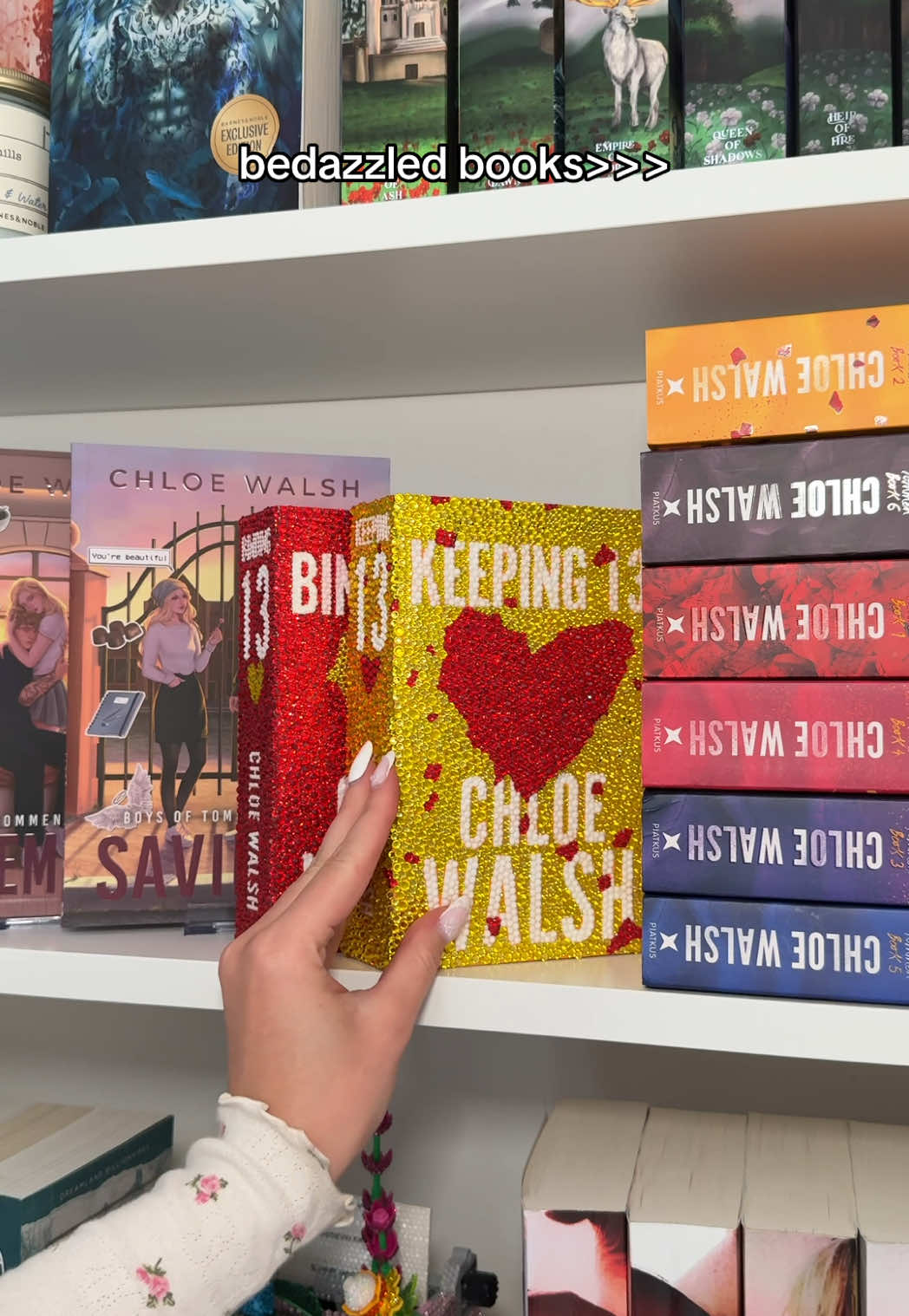 A post by @yannareads on TikTok caption: Something new has been brewing 👀 #BookTok #books #binding13 #keeping13 #boysoftommen 