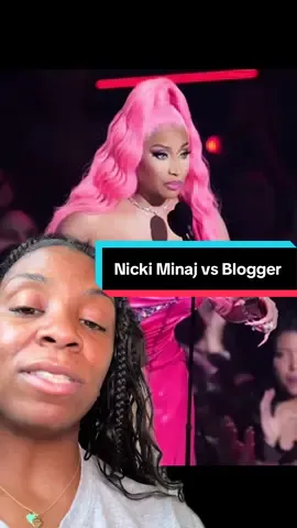A post by @nosyforreal on TikTok caption: #magiefondvert #nickiminaj is going back and forth with a #blogger by the name of #gossipofthecity apparently she added to the #rico too