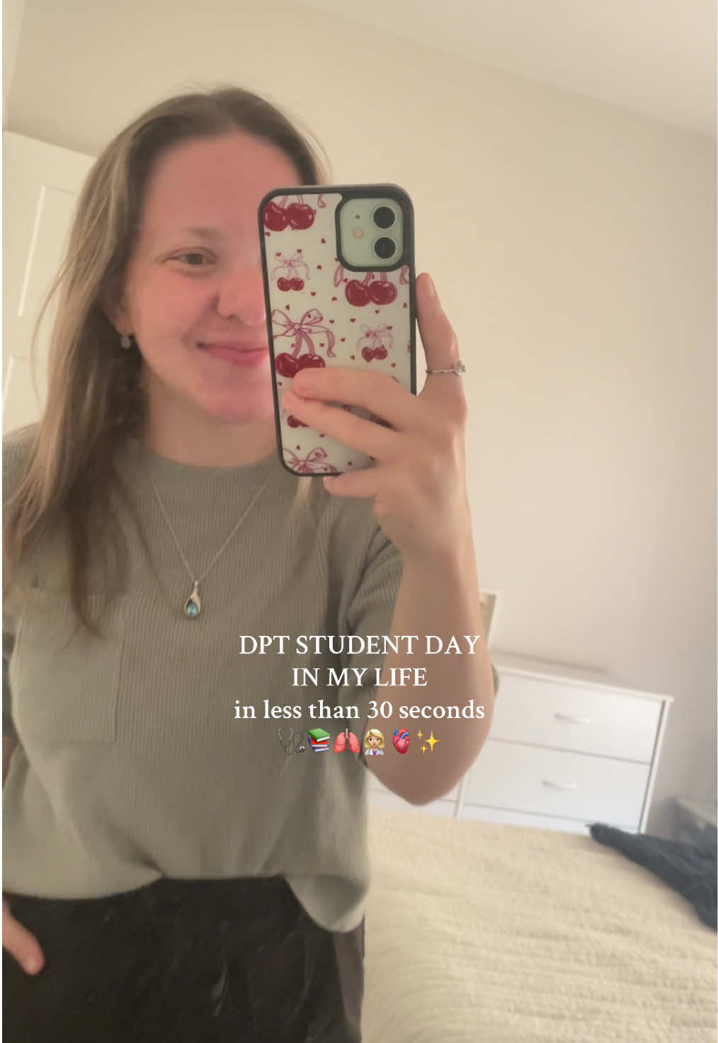 A post by @kenzieemadison on TikTok caption: next week is my last full week 👩🏼‍⚕️🤗🥹 #ptstudent #physicaltherapy #physicaltherapytiktok #physicaltherapystudent #physicaltherapist 
