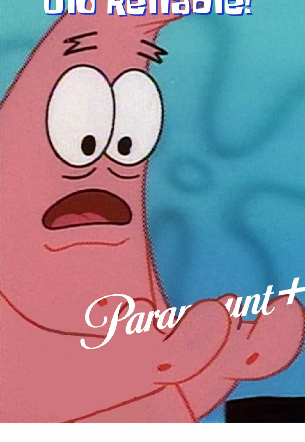 A post by @spongebob on TikTok caption: ahhh ole reliable @Paramountplus Stream so much SpongeBob and more NOW!