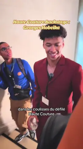A post by @timonthegram on TikTok caption: Mon tout premier show Haute Couture 🙂‍↕️ #hautecouture #couturetiktok #fashionweek #georgeshobeika 