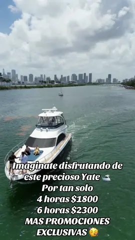 A post by @adri_yachts_rent on TikTok caption: Llamame para reservar🛥️🙌🏽#YachtLife #LadySkarlet #captainadri #MiamiVibes #UnforgettableMoments #BirthdayOnABoat #muranoyachtgroup 