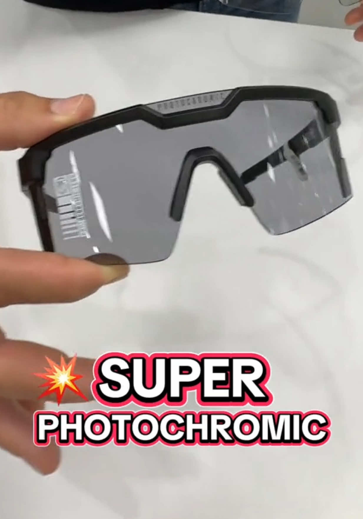 A post by @amigosproshop on TikTok caption: The SUPER photochromic! 🔥 Get them before it’s too late‼️ #photochromic #photochromiceyeglass #safety #workwear #bluecollar #polarizedsunglass #refinery #oilandgas 