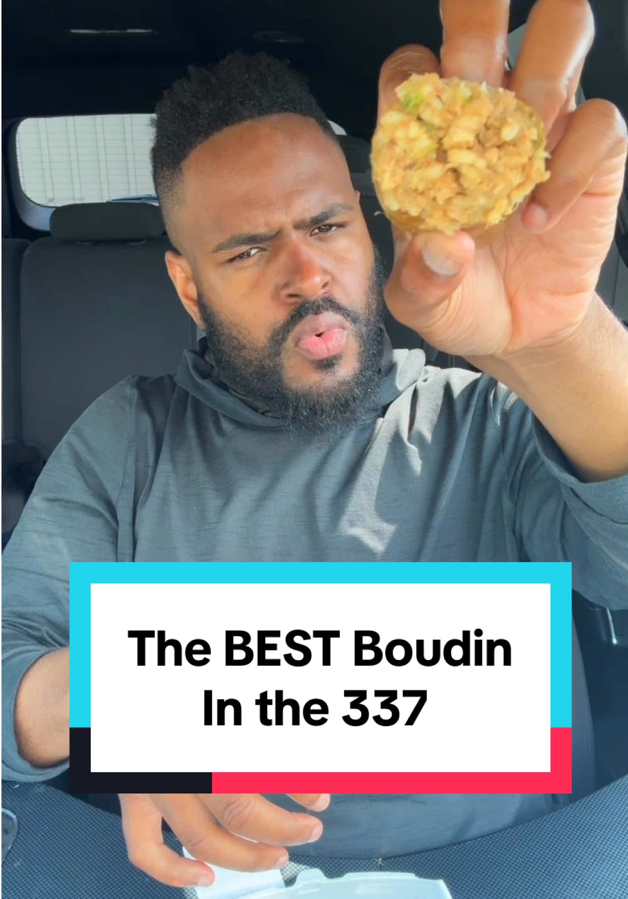A post by @mr.chimetime on TikTok caption: I Rated‼️The BEST Boudin In The 337🤯🔥 (This Was HARD😳🤬) #ncfoodie #foodreview #foodcritic #lafayettelouisiana #boudin #lafayette 