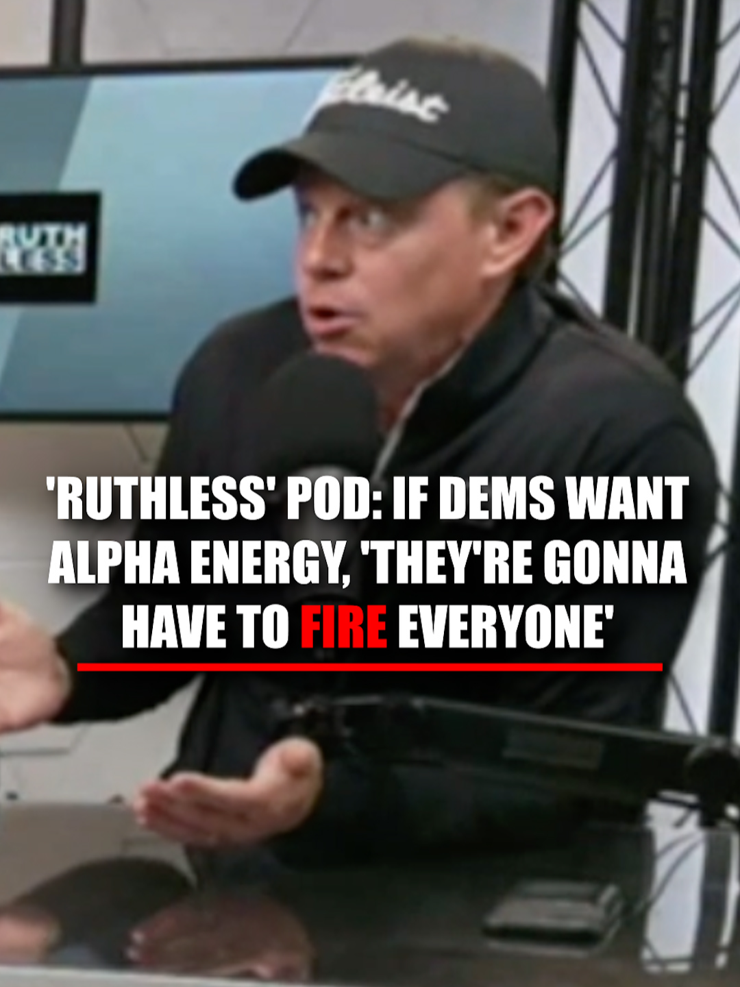 A post by @foxnews on TikTok caption: 'Ruthless' co-host John Ashbrook unloads on Democrats: "If alpha energy is what they want in the Democrat Party, they're gonna have to fire every single person and start from scratch ... Schumer, every single Democrat is a complete beta." | @willcainshow