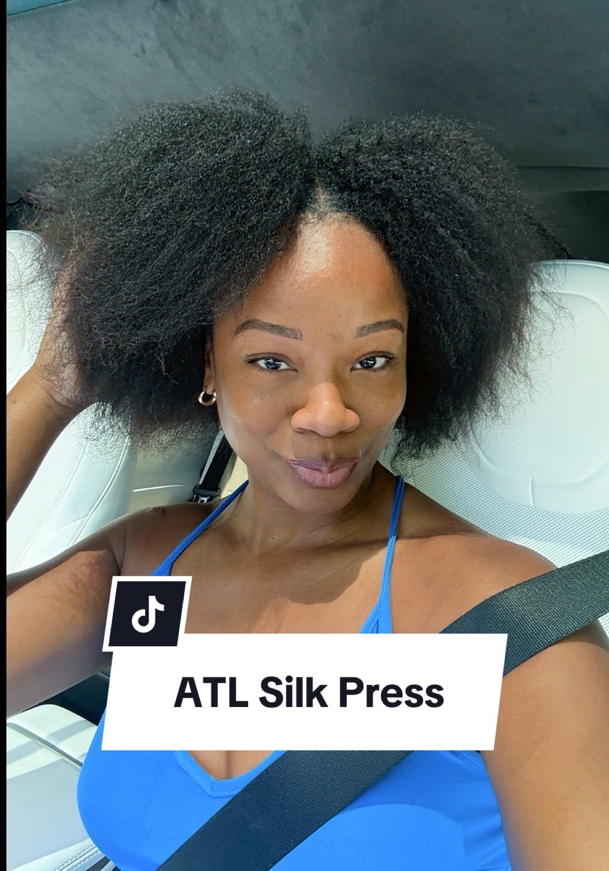 A post by @mrs.iheanacho on TikTok caption: The 1 year side to side lets me know is growinggg🥹. I’ve been keeping up with my hydration treatments and trims and I can’t wait to see my hair down my back! #atlhairstylist #atlhair #naturalhair #4chair 