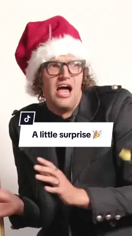 A post by @forkingandcountry on TikTok caption: Were you as surprised as @Luke Smallbone?! 🎉 #ADrummerBoyChristmas Tour is BACK! 🥁 8 cities. 📍 Intimate theatres. 🎭 The most wonderful time of the year together with you. 🤝🏽❄️ General presale begins July 22nd at 10AM with code CHRISTMAS, but you can get an even *earlier* access code by texting CHRISTMAS to 615-257-9555. 🤳🏽 See you there? 🎄 Who are you making the journey with?! 👇🏽