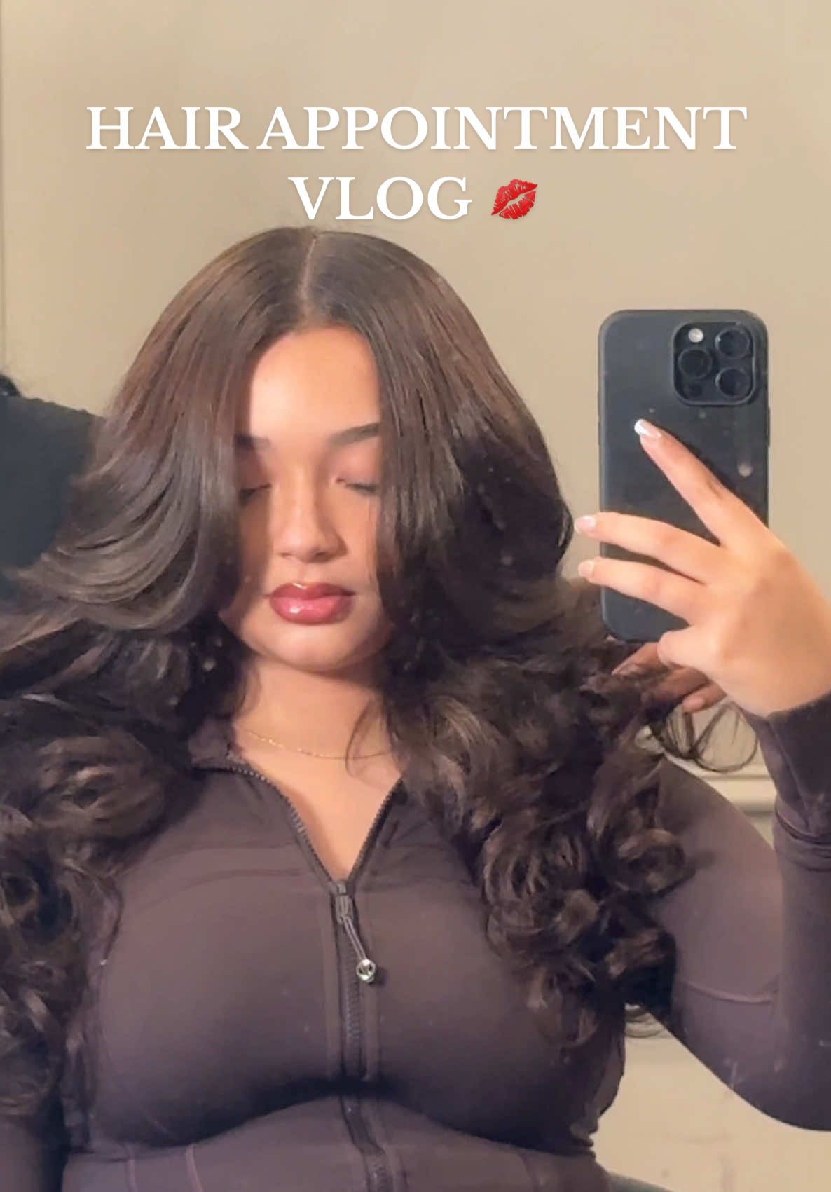 A post by @toriejaden on TikTok caption: the absolute best and this is my honest experience! she was amazing 🩷 @/havensbeauty.co (it won’t let me tag her!) #hairvlog #vlog 