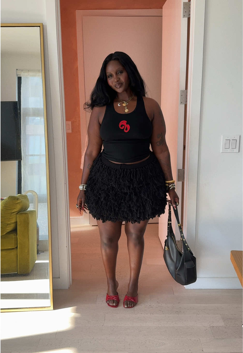 A post by @simimoonlight on TikTok caption: I’ve been going to meetings LOL but I simply had to share the outfit!!!! 