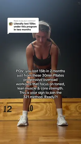A post by @maiahenryfit on TikTok caption: Replying to @jay.ae_ let’s start!!! What are you waiting for? Join us 🔗 in bio • #FullBodyWorkout #PilatesForWomen #DumbbellWorkout #StrongGirls #PilatesStrength #HomeWorkoutForHer #TotalBodyBurn             