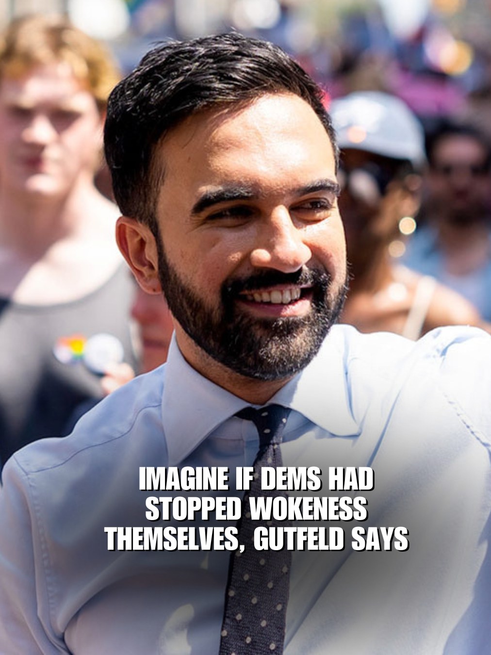 A post by @foxnews on TikTok caption: Imagine if Democrats had nipped woke-ism in the bud instead of forcing Republicans to slay it with President Donald Trump, Greg Gutfeld says.